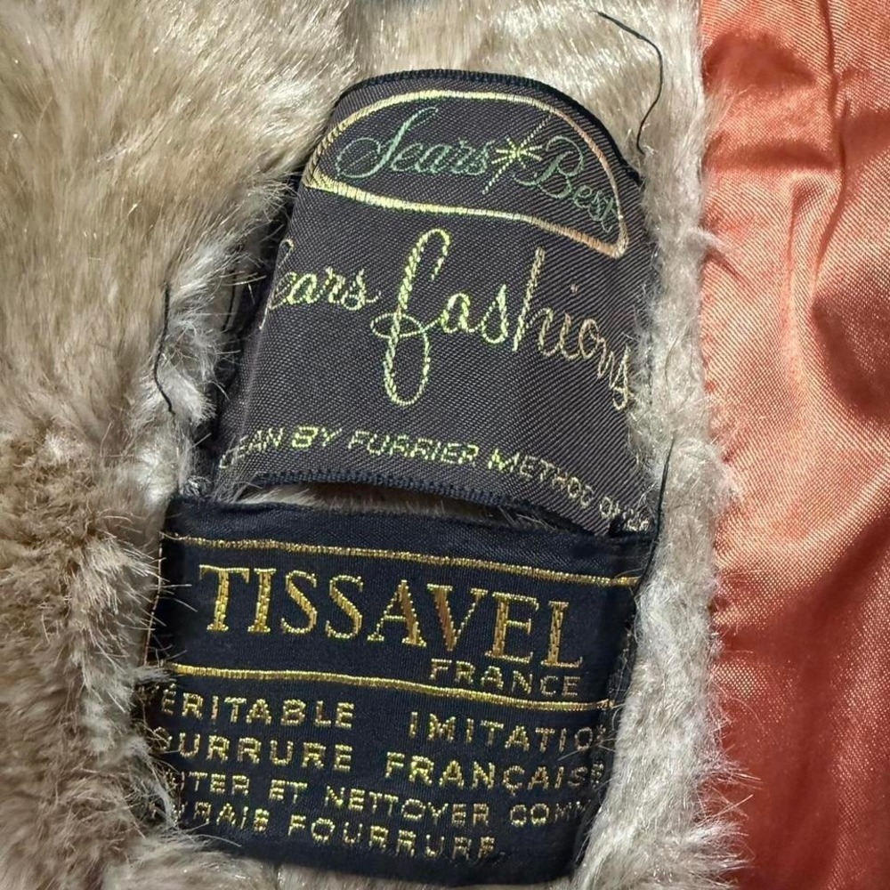 Vintage Paris Faux‎ Fur Coat ✨ Tissavel France | Old Money Winter - Picture 5 of 7